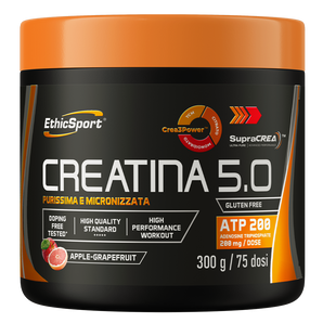 EthicSport Creatina 5.0 300 g - zielone jabłko i grejpfrut
