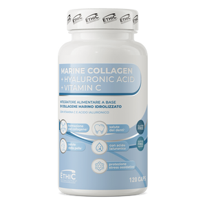 Ethic Nutraceutici™ Marine Collagene + Hyaluronic Acid + Vitamina C 120 kapsułek