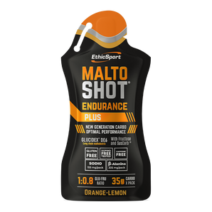EthicSport Malto Shot Endurance Plus 50 ml - pomarańczowo-cytrynowy